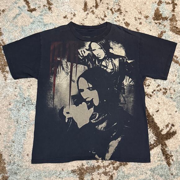 2000s Marilyn Manson Gothic Shirt Size M/L Band Tee - Picture 1 of 7
